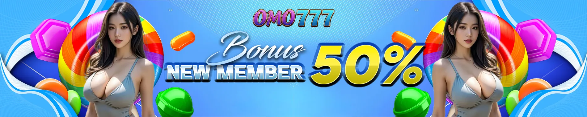 Bonus New Member 50%
